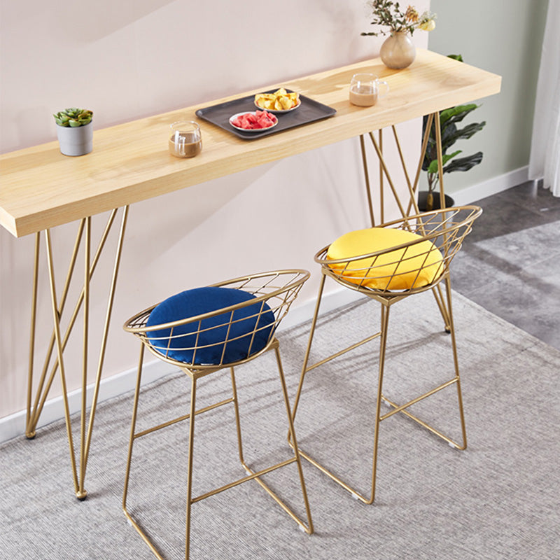 Mesa moderna con altura de barra, mesa de pub tipo bistró con tapa de madera maciza y cuatro patas