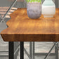 Rectangular Bar Height Table Black Legs and Metal Base Patio Bar Table Clearhalo 'Bar Furniture' 'Bar Tables' 'bar_tables' 'furn' 'furn_bar_tables' 'Furniture' 'Kitchen & Dining Furniture' 6385598