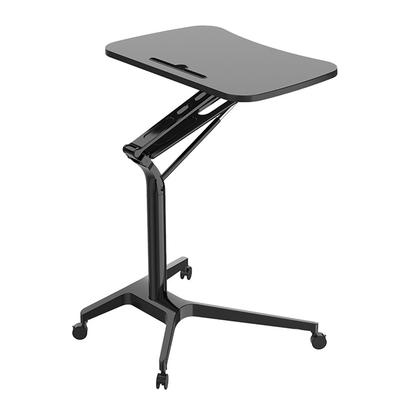 Rectangular Contemporary Standing Desk Adjustable Wooden Writing Desk Black Clearhalo 'furn' 'furn_office_desk' 'Furniture' 'Office Desks' 'Office Furniture' 'office_desk' 6385678