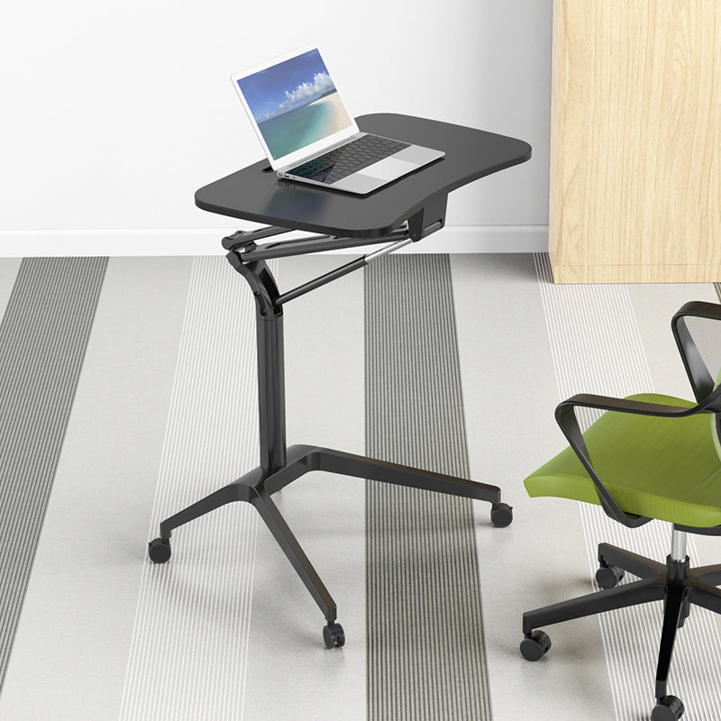 Rectangular Contemporary Standing Desk Adjustable Wooden Writing Desk Clearhalo 'furn' 'furn_office_desk' 'Furniture' 'Office Desks' 'Office Furniture' 'office_desk' 6385682