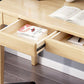 Scrivania contemporanea 21.65 "W Desk da scrittura in legno massiccio con cassetti