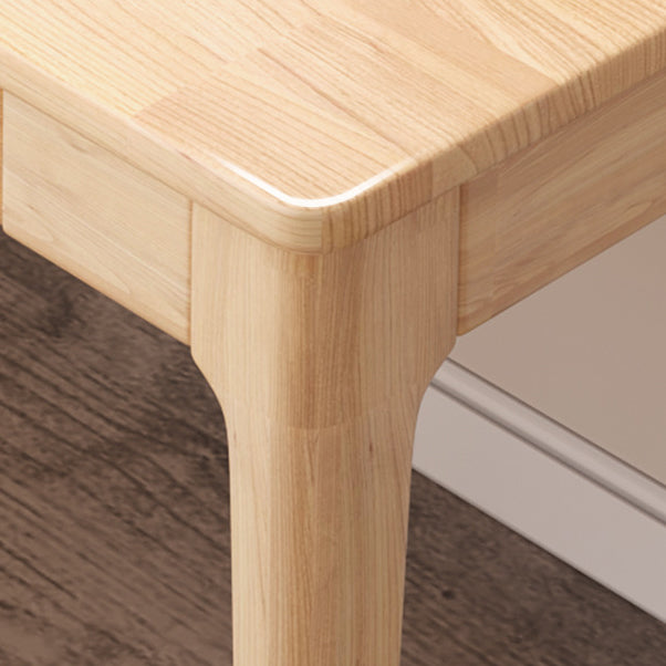 Scrivania contemporanea 21.65 "W Desk da scrittura in legno massiccio con cassetti