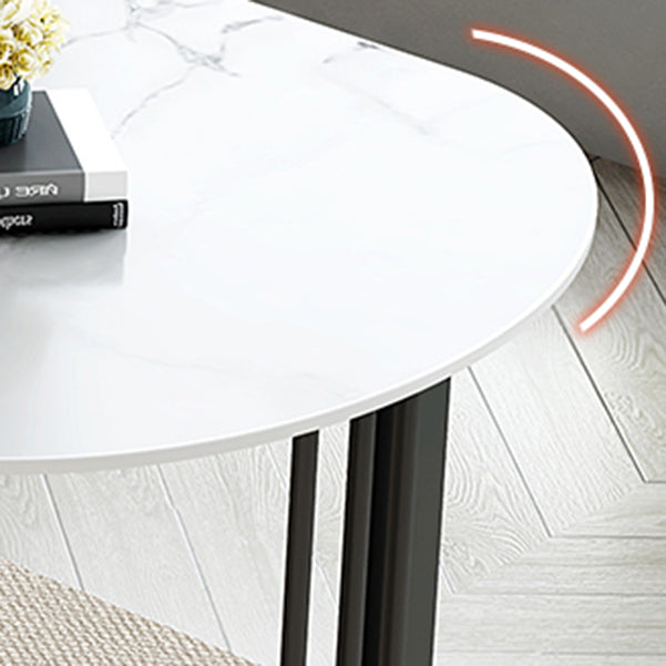 Scrivania da ufficio a mezzo circo industriale scrivania per finiture antiche con gambe metalliche