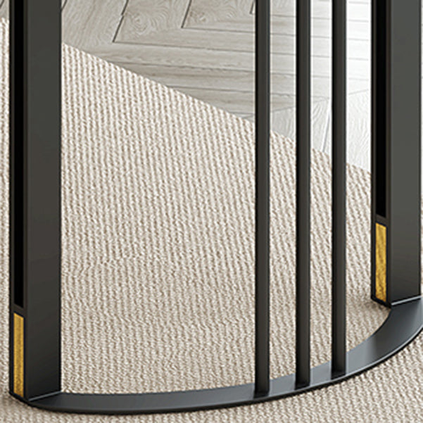 Scrivania da ufficio a mezzo circo industriale scrivania per finiture antiche con gambe metalliche