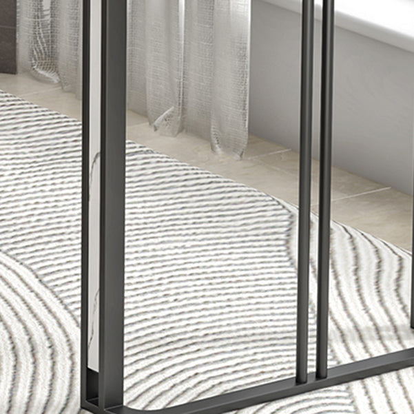 Bureau de bureau rectangulaire industriel Bureau d'ordinateur finition antique avec jambes métalliques