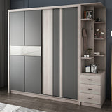 Sliding Wardrobe Closet with Shelves Modern Wardrobe Armoire Clearhalo 'Armoires & Wardrobes' 'armoires_wardrobes' 'Bedroom Furniture' 'furn' 'furn_armoires_wardrobes' 'Furniture' 6388103