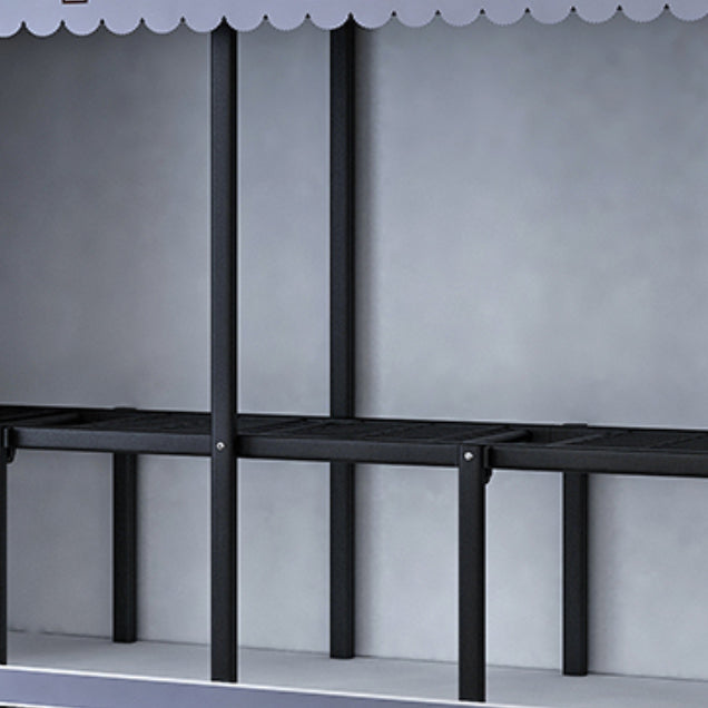 Zeitgenössische Garderobe Armoire mit Regalen Stahlgarderobe Schrank