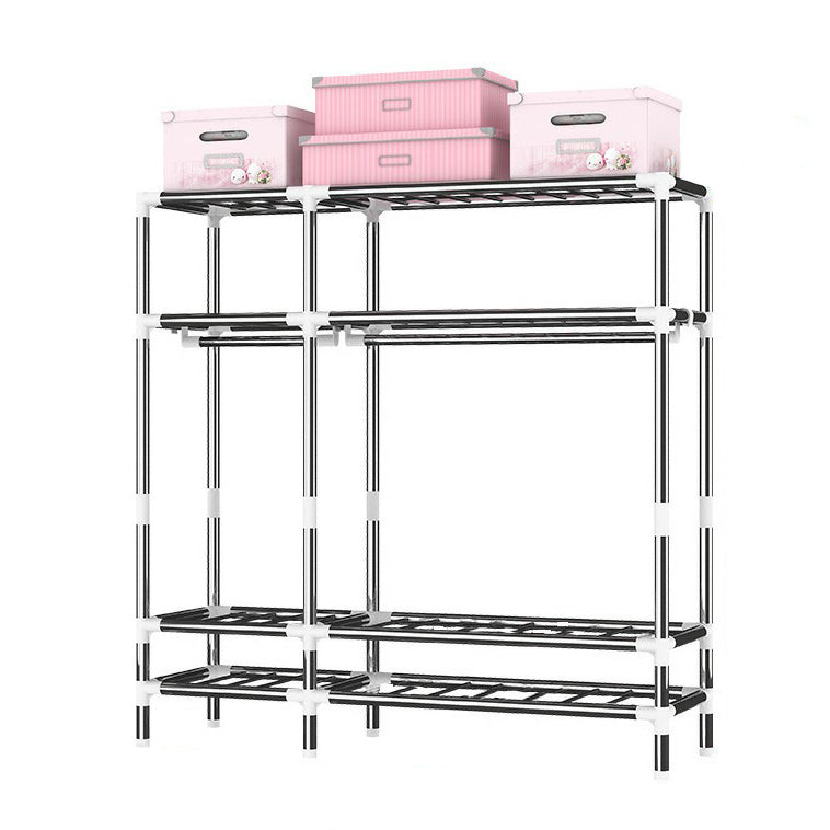 Armoire d'armoire en acier avec étagères Armoire de garde-robe moderne avec tiroir