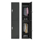 Steel Storage Cabinet Industrial Hinged Wardrobe Armoire for Home