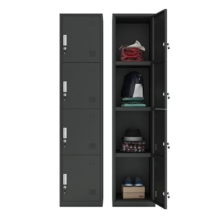 Steel Storage Cabinet Industrial Hinged Wardrobe Armoire for Home
