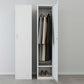 Steel Storage Cabinet Industrial Hinged Wardrobe Armoire for Home