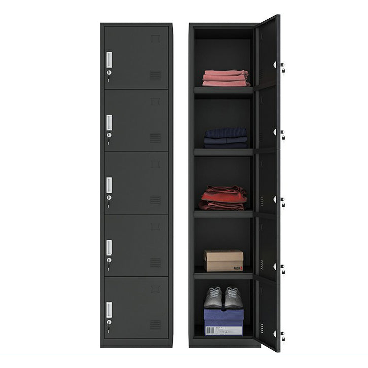 Steel Storage Cabinet Industrial Hinged Wardrobe Armoire for Home