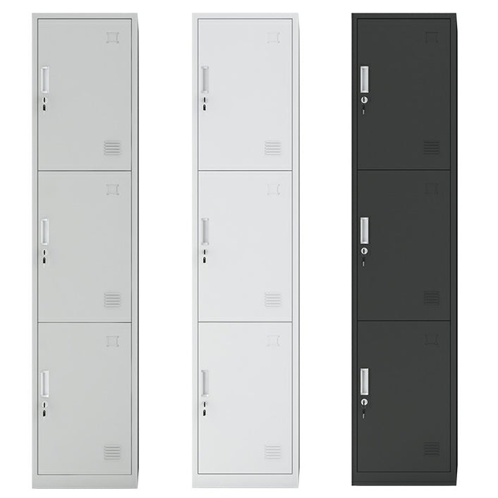 Steel Storage Cabinet Industrial Hinged Wardrobe Armoire for Home