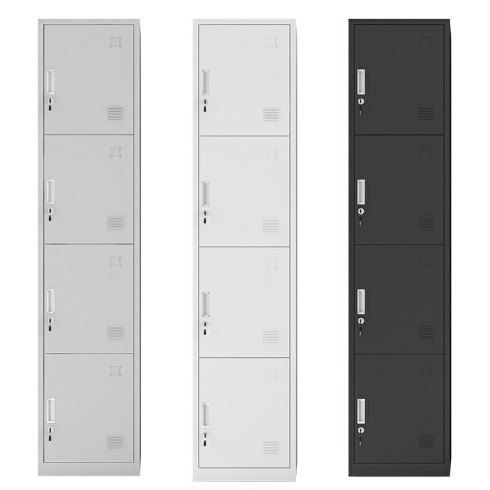 Steel Storage Cabinet Industrial Hinged Wardrobe Armoire for Home