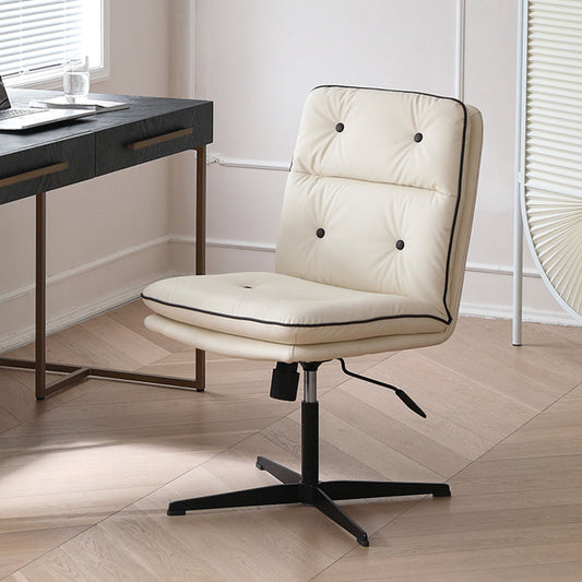 Sedia da ufficio trapuntato contemporaneo.