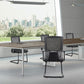 Contemporary Chrome Frame Arm Chair High Back Office Desk Chair Clearhalo 'furn' 'furn_office_chair' 'Furniture' 'Office Chairs' 'Office Furniture' 'office_chair' 6388239