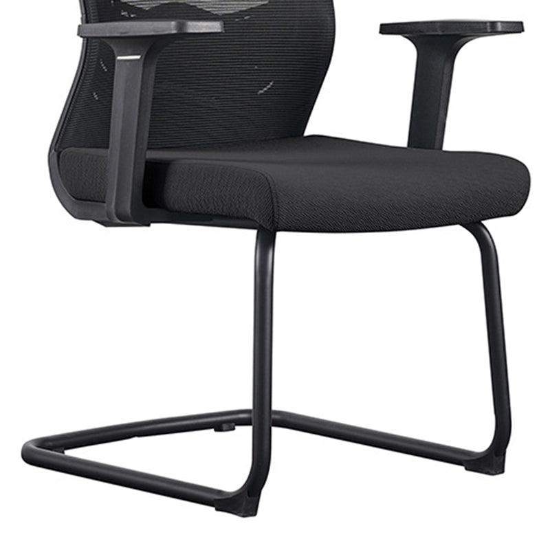 Contemporary Chrome Frame Arm Chair High Back Office Desk Chair Clearhalo 'furn' 'furn_office_chair' 'Furniture' 'Office Chairs' 'Office Furniture' 'office_chair' 6388244