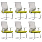 Contemporary Arm Chair No Wheels with Breathable AirGrid Seat and Back Desk Chair 6 Piece Set Clearhalo 'furn' 'furn_office_chair' 'Furniture' 'Office Chairs' 'Office Furniture' 'office_chair' 6388251