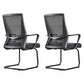Black Mid-Back Office Chair Mesh Chair with Armrest Desk Chair 2 Piece Set Clearhalo 'furn' 'furn_office_chair' 'Furniture' 'Office Chairs' 'Office Furniture' 'office_chair' 6388268