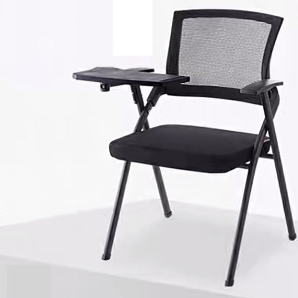 21" Wide Contemporary Desk Chair Black Low Back Conference Chair Clearhalo 'furn' 'furn_office_chair' 'Furniture' 'Office Chairs' 'Office Furniture' 'office_chair' 6388279