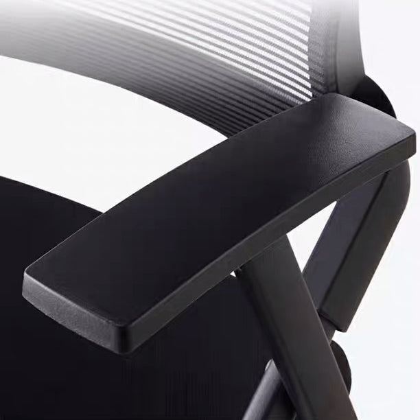 21" Wide Contemporary Desk Chair Black Low Back Conference Chair Clearhalo 'furn' 'furn_office_chair' 'Furniture' 'Office Chairs' 'Office Furniture' 'office_chair' 6388282