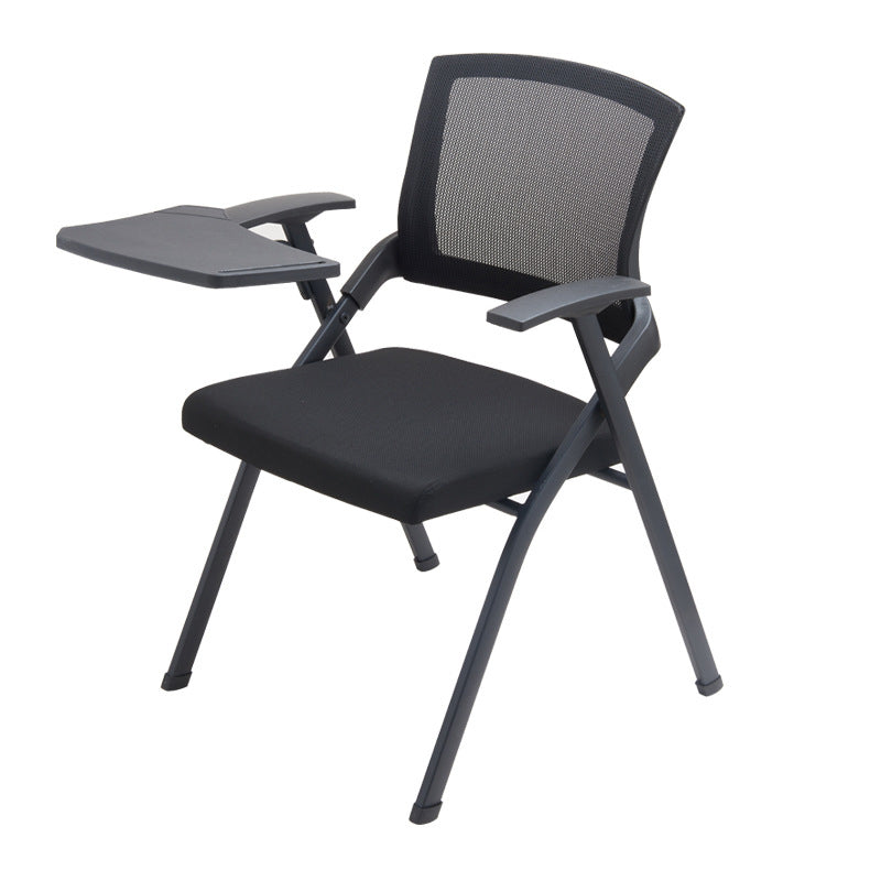 21" Wide Contemporary Desk Chair Black Low Back Conference Chair Clearhalo 'furn' 'furn_office_chair' 'Furniture' 'Office Chairs' 'Office Furniture' 'office_chair' 6388284