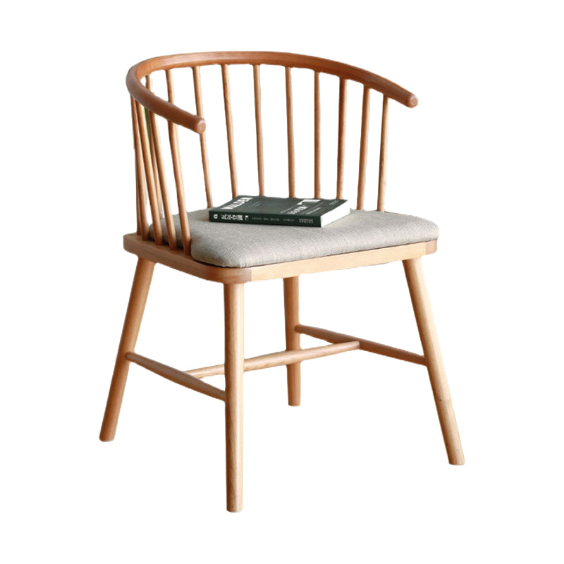 Solid Wood Armless Desk Chair Modern Low Back Office Chair with Upholstered Clearhalo 'furn' 'furn_office_chair' 'Furniture' 'Office Chairs' 'Office Furniture' 'office_chair' 6388334
