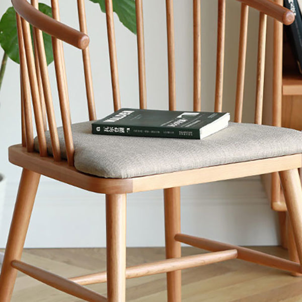 Solid Wood Armless Desk Chair Modern Low Back Office Chair with Upholstered Clearhalo 'furn' 'furn_office_chair' 'Furniture' 'Office Chairs' 'Office Furniture' 'office_chair' 6388337