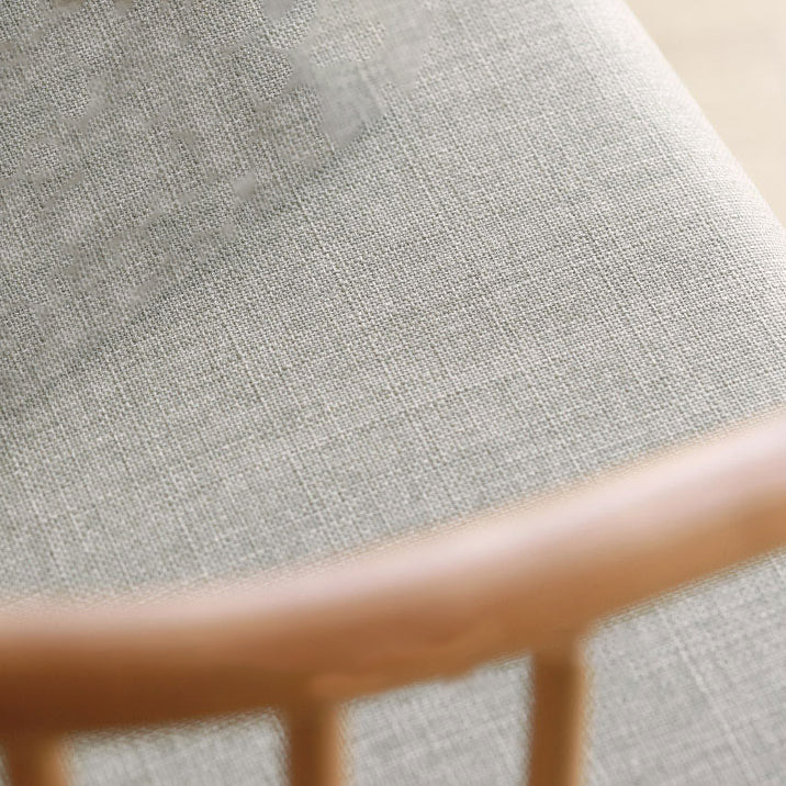 Solid Wood Armless Desk Chair Modern Low Back Office Chair with Upholstered Clearhalo 'furn' 'furn_office_chair' 'Furniture' 'Office Chairs' 'Office Furniture' 'office_chair' 6388339