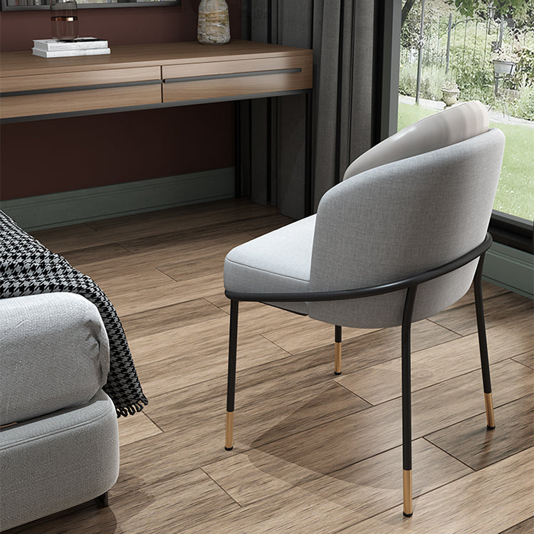 Modern Style Upholstered Desk Chair Low Back Armless Office Chair Clearhalo 'furn' 'furn_office_chair' 'Furniture' 'Office Chairs' 'Office Furniture' 'office_chair' 6388359