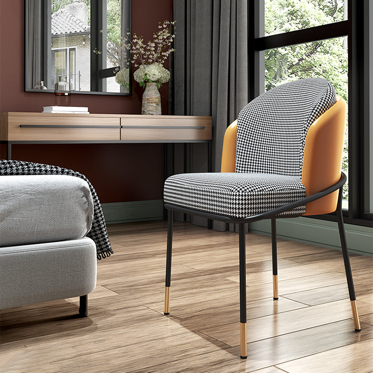 Modern Style Upholstered Desk Chair Low Back Armless Office Chair Clearhalo 'furn' 'furn_office_chair' 'Furniture' 'Office Chairs' 'Office Furniture' 'office_chair' 6388363