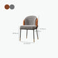Modern Style Upholstered Desk Chair Low Back Armless Office Chair Clearhalo 'furn' 'furn_office_chair' 'Furniture' 'Office Chairs' 'Office Furniture' 'office_chair' 6388364