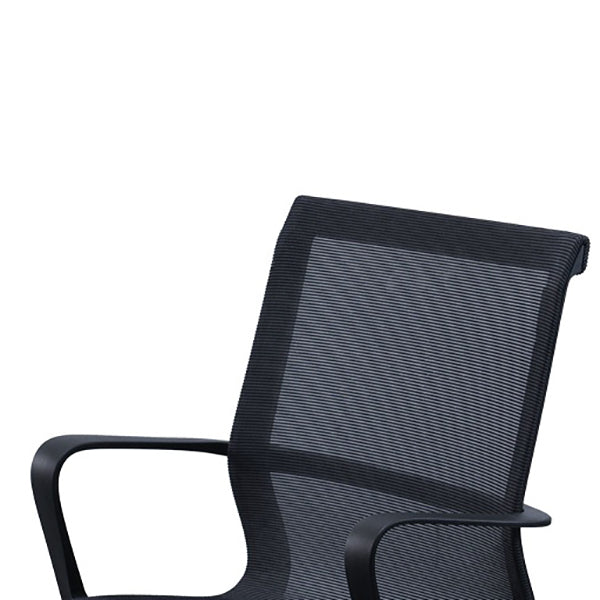 Modern Fixed Arm Conference Chair Office Ergonomic Mesh Task Chair Clearhalo 'furn' 'furn_office_chair' 'Furniture' 'Office Chairs' 'Office Furniture' 'office_chair' 6388377