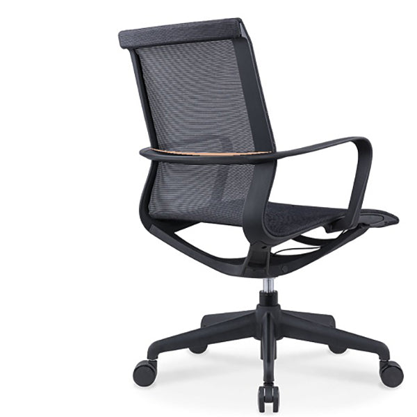 Modern Fixed Arm Conference Chair Office Ergonomic Mesh Task Chair Clearhalo 'furn' 'furn_office_chair' 'Furniture' 'Office Chairs' 'Office Furniture' 'office_chair' 6388381
