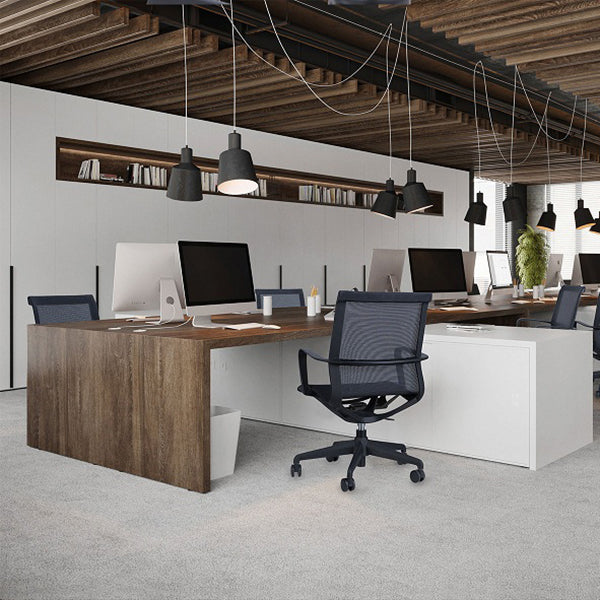 Modern Fixed Arm Conference Chair Office Ergonomic Mesh Task Chair Clearhalo 'furn' 'furn_office_chair' 'Furniture' 'Office Chairs' 'Office Furniture' 'office_chair' 6388384