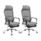 20" W Modern Desk Chair Breathable AirGrid High Back Office Chair Grey 2 Piece Set Metal Clearhalo 'furn' 'furn_office_chair' 'Furniture' 'Office Chairs' 'Office Furniture' 'office_chair' 6388430