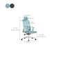 Contemporary Breathable AirGrid Swivel Chair Microfiber Desk Chair Clearhalo 'furn' 'furn_office_chair' 'Furniture' 'Office Chairs' 'Office Furniture' 'office_chair' 6388472