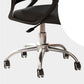 Silla de oficina giratoria contemporánea, escritorio de microfibra, silla con respaldo medio