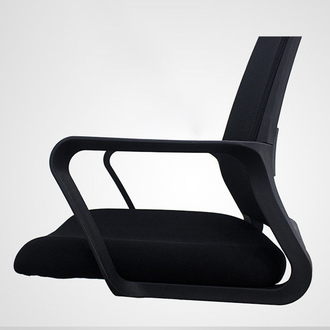 Modern Breathable AirGrid Arm Chair Microfiber Desk Mid Back Chair Clearhalo 'furn' 'furn_office_chair' 'Furniture' 'Office Chairs' 'Office Furniture' 'office_chair' 6388510
