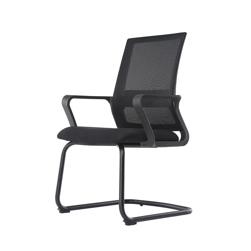 Modern Breathable AirGrid Arm Chair Microfiber Desk Mid Back Chair Clearhalo 'furn' 'furn_office_chair' 'Furniture' 'Office Chairs' 'Office Furniture' 'office_chair' 6388512
