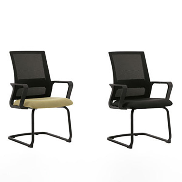 Modern Breathable AirGrid Arm Chair Microfiber Desk Mid Back Chair Clearhalo 'furn' 'furn_office_chair' 'Furniture' 'Office Chairs' 'Office Furniture' 'office_chair' 6388521