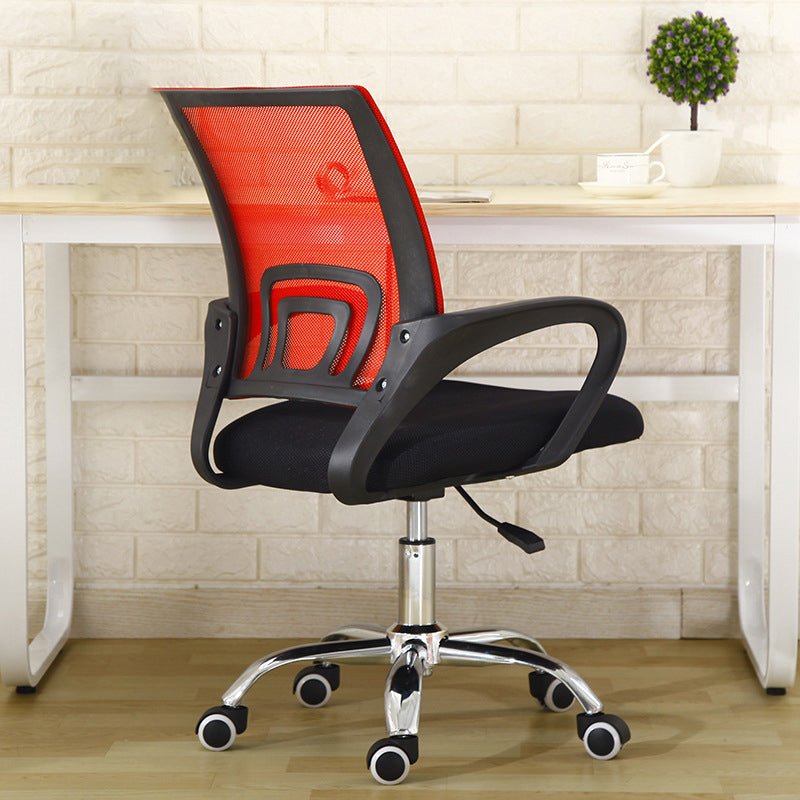 Modern Breathable AirGrid Swivel Chair Microfiber Desk Mid Back Chair Clearhalo 'furn' 'furn_office_chair' 'Furniture' 'Office Chairs' 'Office Furniture' 'office_chair' 6388535