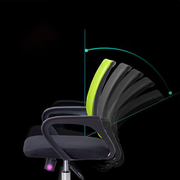 Modern Breathable AirGrid Swivel Chair Microfiber Desk Mid Back Chair Clearhalo 'furn' 'furn_office_chair' 'Furniture' 'Office Chairs' 'Office Furniture' 'office_chair' 6388541