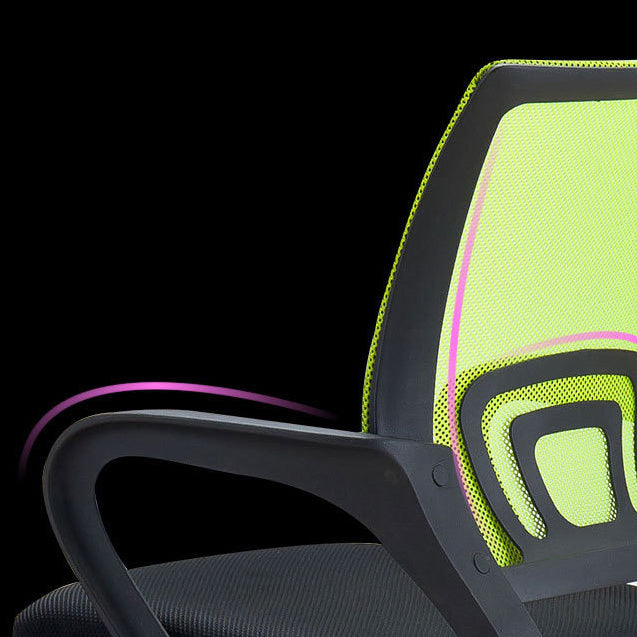 Modern Breathable AirGrid Swivel Chair Microfiber Desk Mid Back Chair Clearhalo 'furn' 'furn_office_chair' 'Furniture' 'Office Chairs' 'Office Furniture' 'office_chair' 6388544