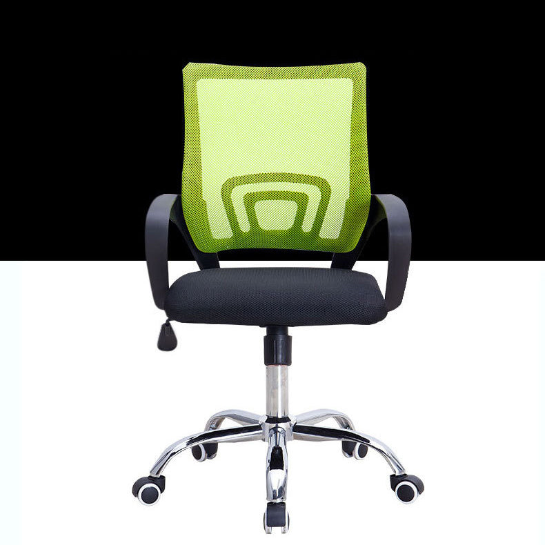 Modern Breathable AirGrid Swivel Chair Microfiber Desk Mid Back Chair Clearhalo 'furn' 'furn_office_chair' 'Furniture' 'Office Chairs' 'Office Furniture' 'office_chair' 6388546