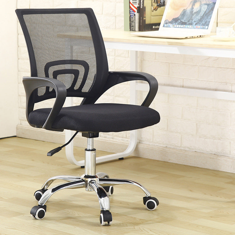 Modern Breathable AirGrid Swivel Chair Microfiber Desk Mid Back Chair Clearhalo 'furn' 'furn_office_chair' 'Furniture' 'Office Chairs' 'Office Furniture' 'office_chair' 6388548