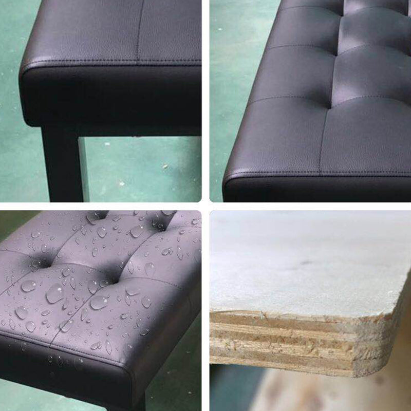 Panchina di ingresso ammortizzate in metallo 15,7 pollici moderni da posti a sedere