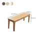 13.8" Wide Contemporary Seating Bench Solid Wood Rubberwood Bench Clearhalo 'Benches' 'Chairs & Seating' 'furn' 'furn_benches' 'Furniture' 'Living Room Furniture' 6388737
