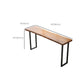 Moderna mesa de barra de 1/7 piezas Mesa de mostrador de madera rectangular con taburetes para café