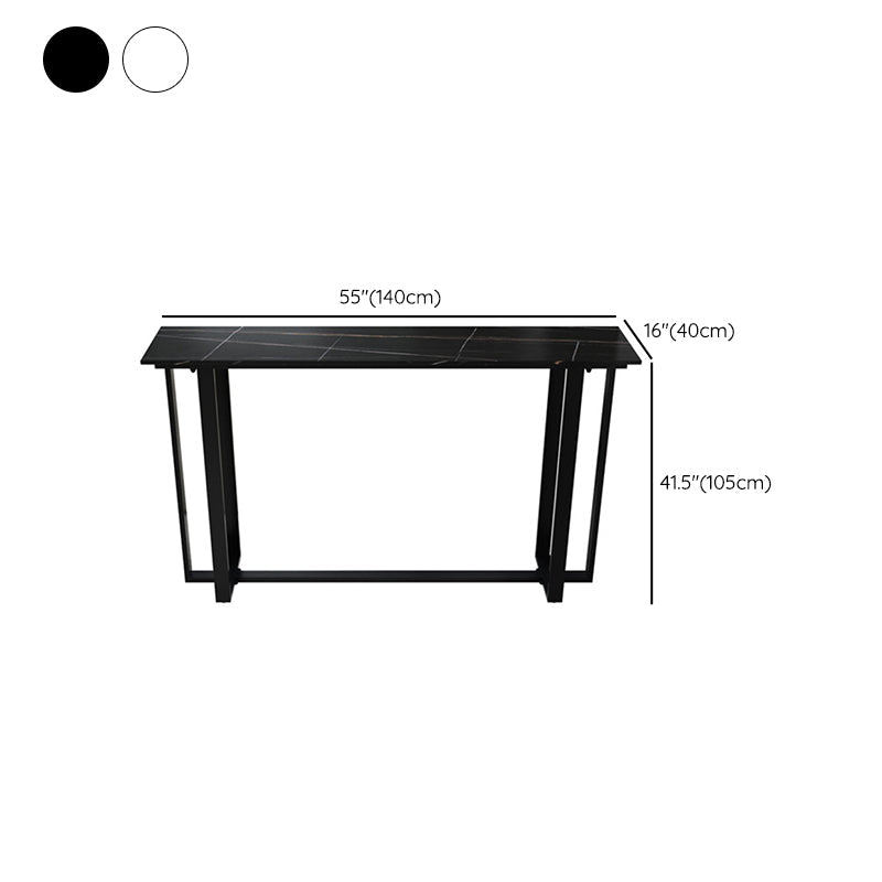 Industrial Rectangle Bar Table Set 1/3 Pcs Metal Frame Bar Table and Stools Clearhalo 'Bar Furniture' 'furn' 'furn_home_bar_bar_sets' 'Furniture' 'Home Bars & Bar Sets' 'home_bar_bar_sets' 'Kitchen & Dining Furniture' 6388883